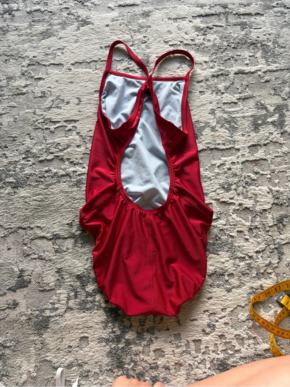 Nike Red Racerback One-Piece Swimsuit - Picture 2 of 7